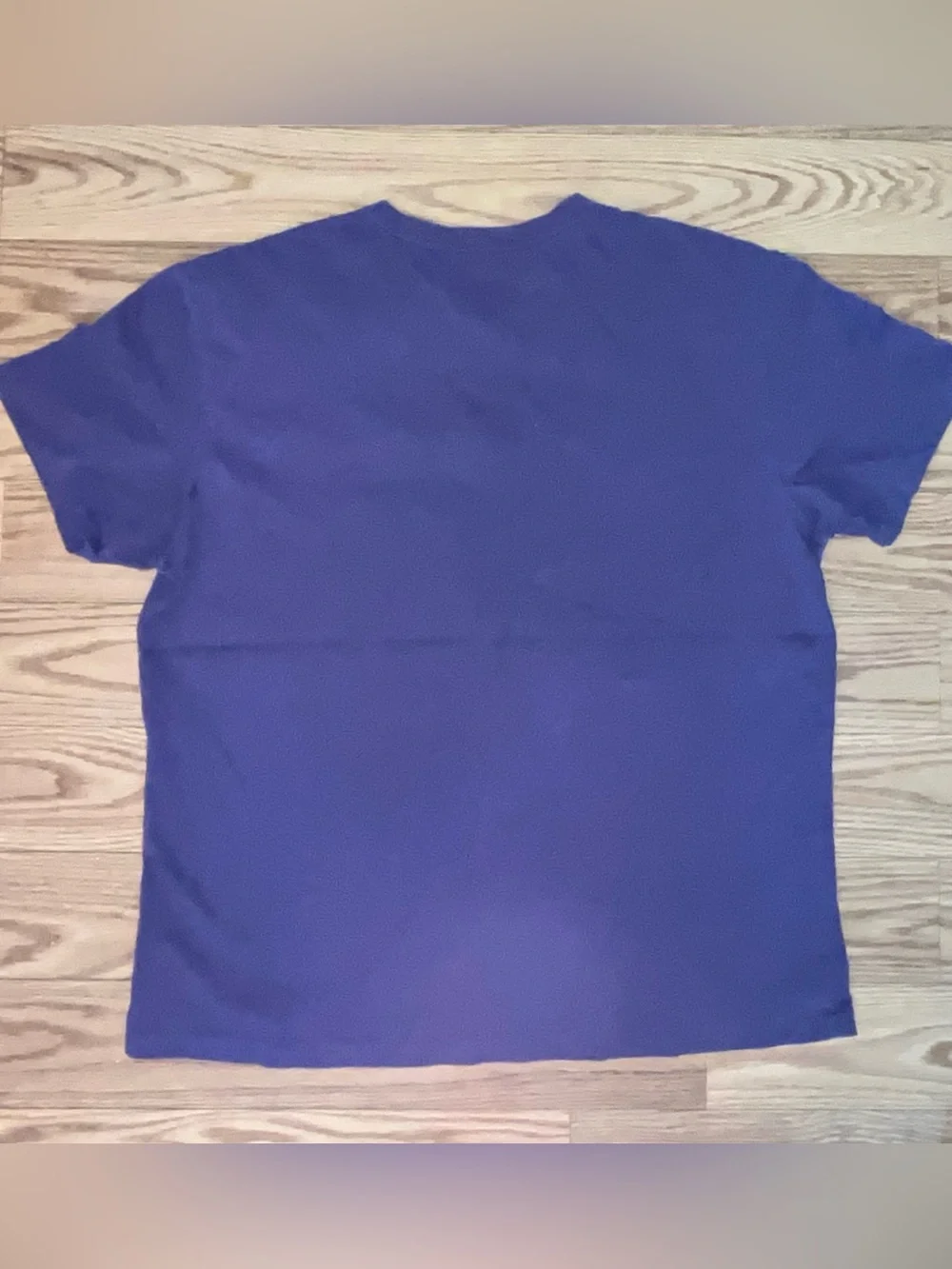 Polo by Ralph Lauren Men’s Purple V-Neck Cotton Tee with Yellow Pony Size Large